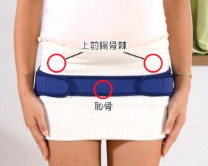 トコちゃんベルトの正しい位置